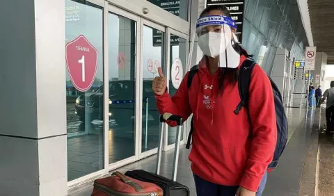 Judoca Kristine Jiménez  viaja a Miami para retomar sus entrenamientos de alto nivel