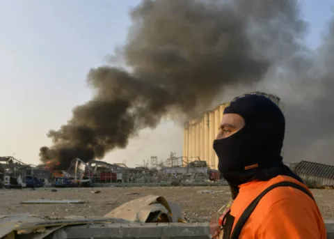 Cascos azules heridos de gravedad por la explosión en el puerto de Beirut