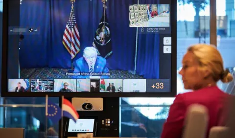 Trump firma medidas de alivio  económico