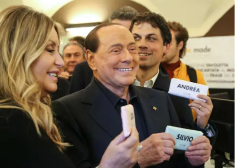 Berlusconi presenta mejoría de su neumonía bilateral por el coronavirus