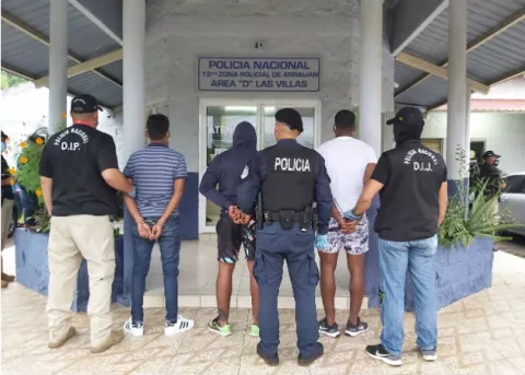 Cinco sospechosos de homicidio son capturados en áreas de Panamá Oeste 