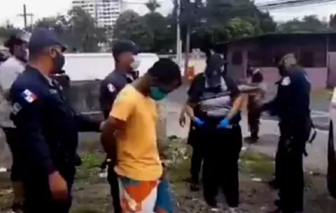 Hombre que debía cumplir cuarentena fue sorprendido en las calles de Panamá Viejo y trasladado a un hotel