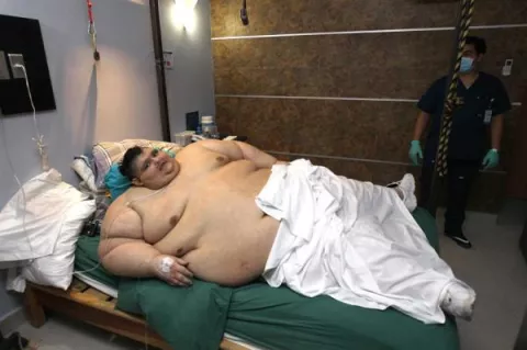 El hombre más gordo del mundo hace tres años según Guinness logra superar la COVID-19