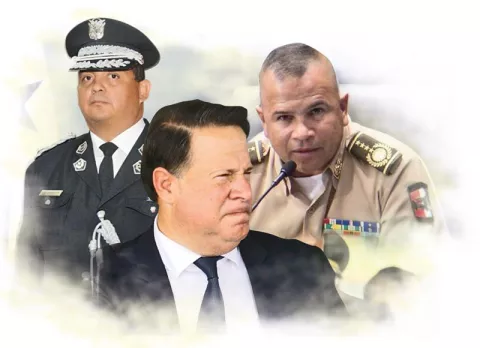 Juan Carlos Varela mantiene fichas  en los estamentos de seguridad