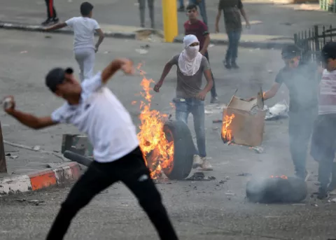 Protestas menores de palestinos ante pactos de Israel con Emiratos y Baréin