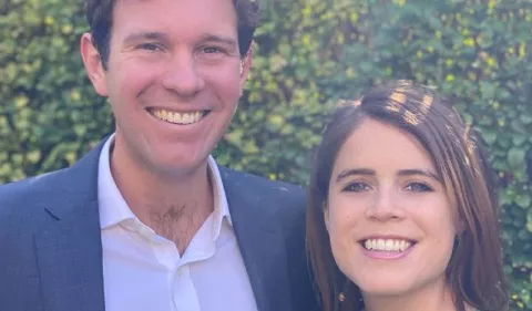 La princesa Eugenie y su esposo Jack Brooksbank están esperando su primer hijo