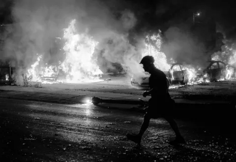 Tiroteos, atropellos e incendios