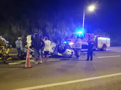 Accidente de tránsito en la carretera Panamá-Colón  deja tres heridos leves y uno de consideración