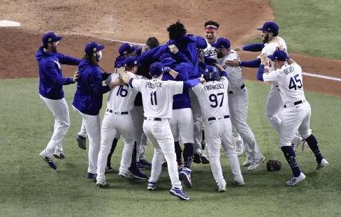Los Dodgers ganan la Serie Mundial  en las Grandes Ligas