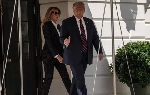 Donald Trump y la primera dama Melania dan positivo a COVID-19