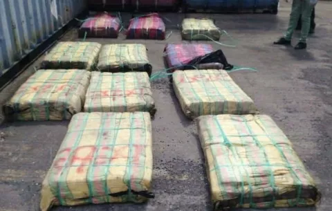 Incautan millonario cargamento de cocaína en el puerto de Cristóbal