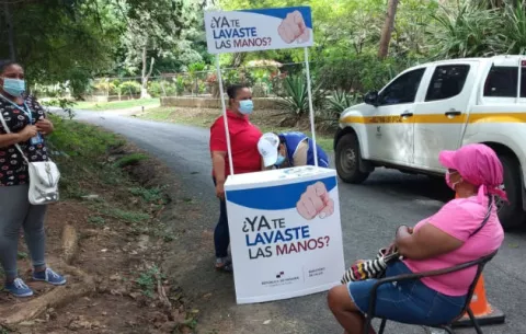 Autoridades de salud refuerzan estrategias de bioseguridad en Panamá Oeste, tras la apertura de playas 