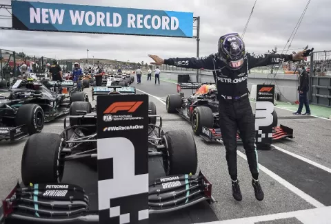 Lewis Hamilton rompe la marca de Michael Schumacher en la Fórmula Uno