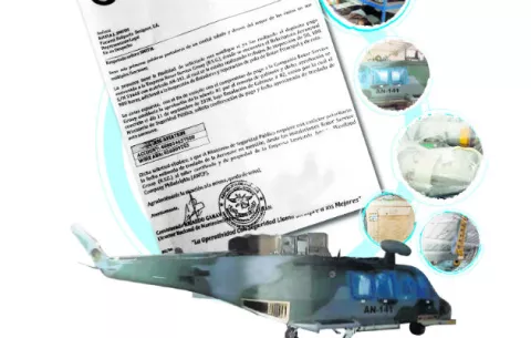 Auditan reparación de  helicóptero presidencial en gobierno de Juan Carlos Varela