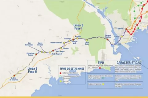 Firman contrato para el diseño y construcción de la Línea 3 del Metro de Panamá
