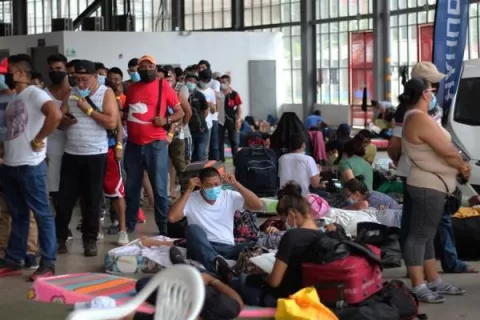 Más de mil migrantes entraron a Panamá en los dos últimos meses