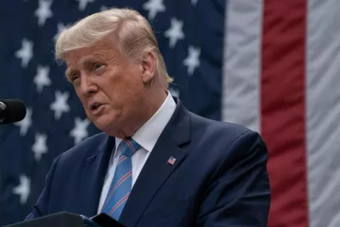 Donal Trump asegura 'sentirse mejor' y que 'volverá para hacer grande de nuevo a Estados Unidos'