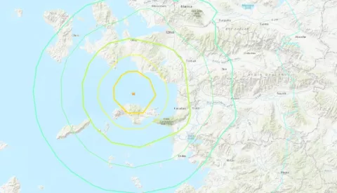 Un sismo de magnitud 7 sacudió la costas de Turquía y Grecia 