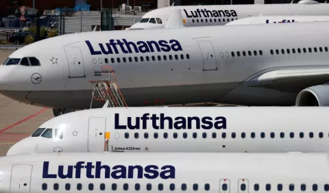 Lufthansa pierde 6,581 millones de dólares  hasta septiembre