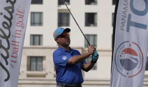 Golfistas del Panamá Mid Amateur Tour van por el golpe decisivo en Santa María