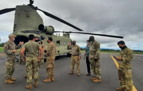 El apoyo de la misión del Comando Sur de EE.UU., ha sido valioso para Panamá durante catástrofe