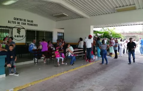 Agreden a funcionaria del centro de salud de Altos de San Francisco de La Chorrera