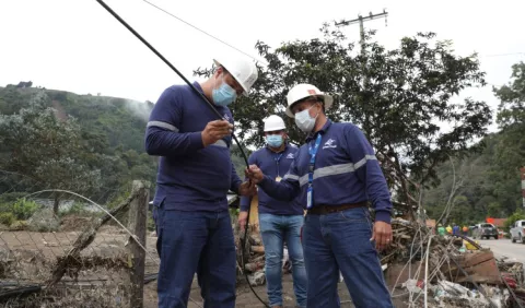 La conectividad regresa poco a poco en zonas afectadas por las lluvias