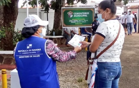 Panamá registra 134,915 casos de COVID-19 en ocho meses de pandemia
