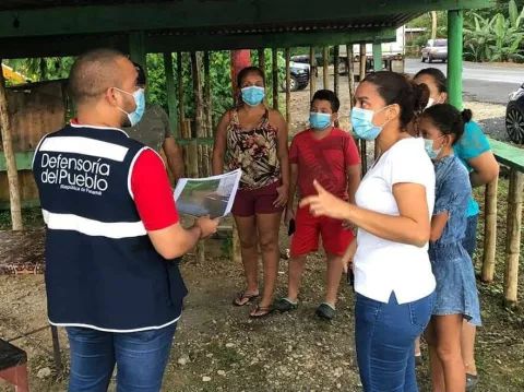 Defensoría del Pueblo atiende queja por rellenos que podrían causar inundaciones en Gatuncillo 