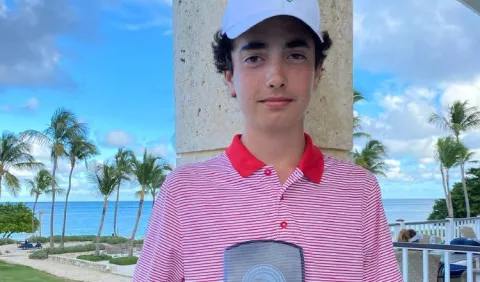 Golfista panameño Eduardo Arango triunfa en torneo de US Kids en Punta Cana