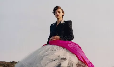 Harry Styles genera debate sobre la 'masculinidad' por usar vestidos para la portada de Vogue