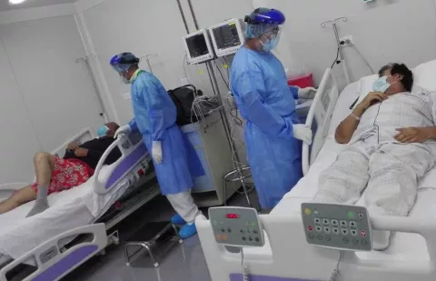 Hospital Integrado Panamá Solidario tiene 40% de disponibilidad de camas de un  total de 100