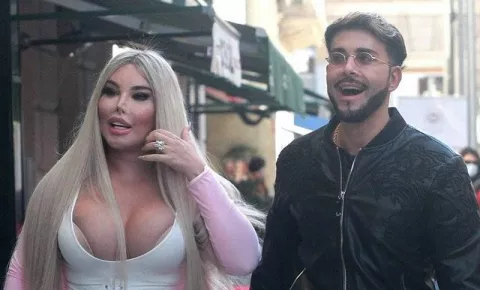 Jessica Alves, ex 'Ken Humano', presume a su novio en las calles de Milán