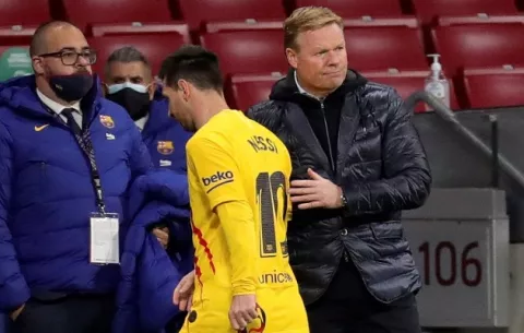 Koeman tras derrota del Barcelona ante el Atlético: 'No estoy preocupado por el campeonato'