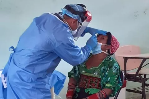 Realizan pruebas Sofia SARS en la comarca Guna Yala en busca de casos positivos de COVID-19  y tratar de  minimizar los contagios