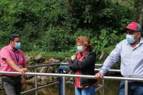 Proyecto del sistema riego de Alto Bambito en Tierras Altas presenta un 85% de avance