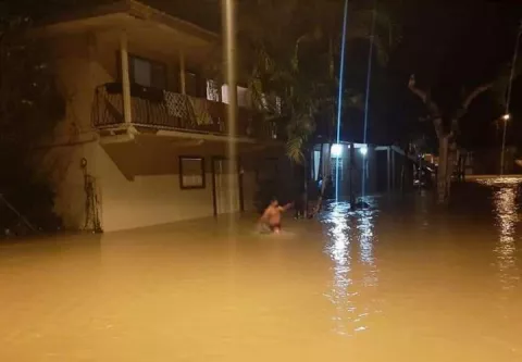 Reportan inundaciones en Sambú, río Sábalo se sale de cauce