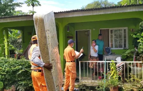 Inundaciones dejan cuantiosos daños en cultivos y pérdidas materiales en hogares veragüenses
