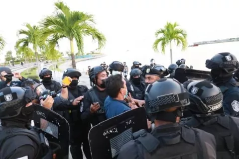 "Justificación" de brutalidad policial en Panamá es "inadmisible", dice Human Rights Watch