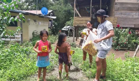 Colecta navideña a beneficio de la comunidad emberá Ipetí