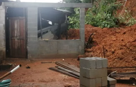 Fuertes lluvias causan afectaciones en el corregimiento de Puerto Pilón 