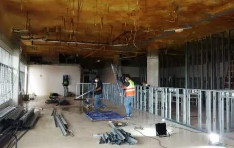 Habilitan comedor del Hospital Nicolás A. Solano de La Chorrera, para pacientes de COVID-19