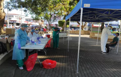 Detectan 32 casos positivos de  COVID-19, durante jornada de hisopados en David, provincia de Chiriquí