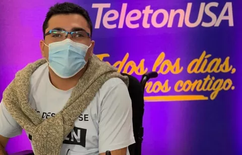 Juanpi Dolande está en Texas para participar de la TeletonUSA