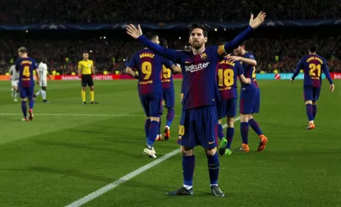 Messi,  muy cerca del récord de goles de  Pelé  en un  mismo club