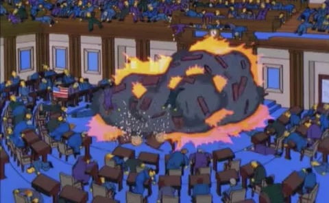 ¿Los Simpson también predijeron el ataque al Capitolio en Washington?