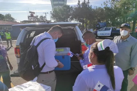 La provincia de Chiriquí recibe 480 vacunas contra la covid-19