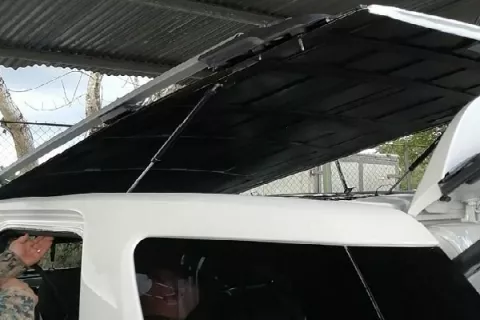 Se hacían pasar por funcionarios del Minsa y los atrapan con 70 paquetes de presunta droga en el puesto de control de San Isidro