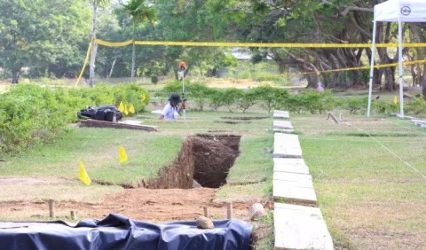 Todo listo para exhumación de los restos de víctimas de la invasión en cementerio de Colón