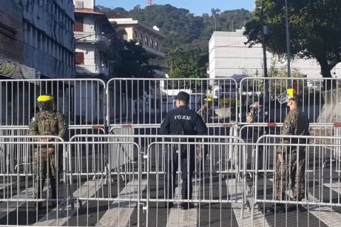 Férrea seguridad en los predios de la Asamblea Nacional ante retorno de diputados a sesiones ordinarias